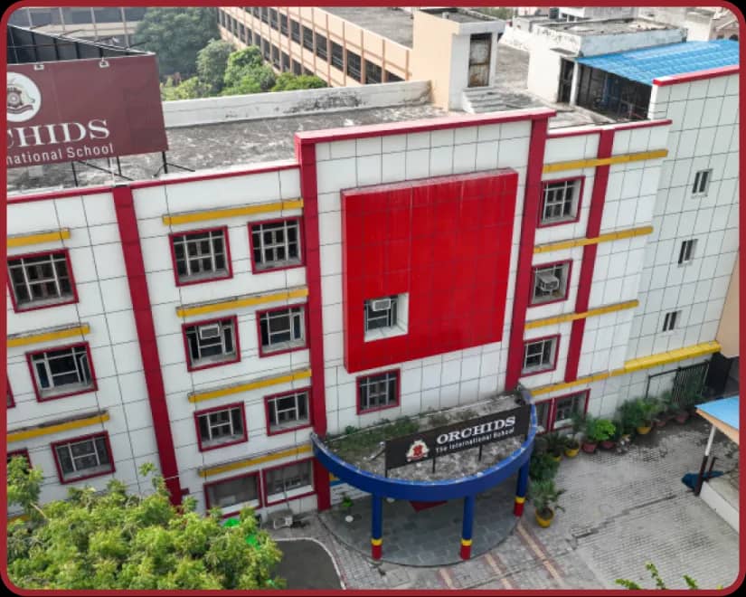 New Braham Colony has a green campus. Lush Campus at Orchids, The International School, New Braham Colony