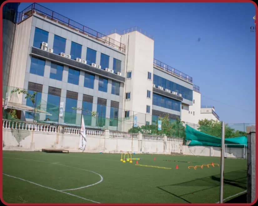 Thane's lush, green campus. Lush Campus at Orchids, The International School, Thane