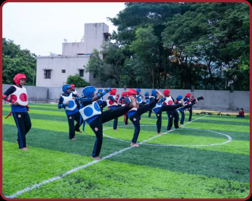 Taekwondo Training at Orchids Kelambakkam