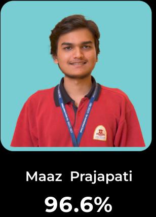 Maaz Prajapati CBSE Topper