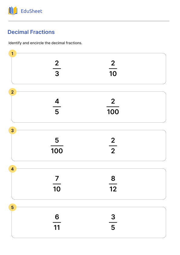 Decimal Fractions