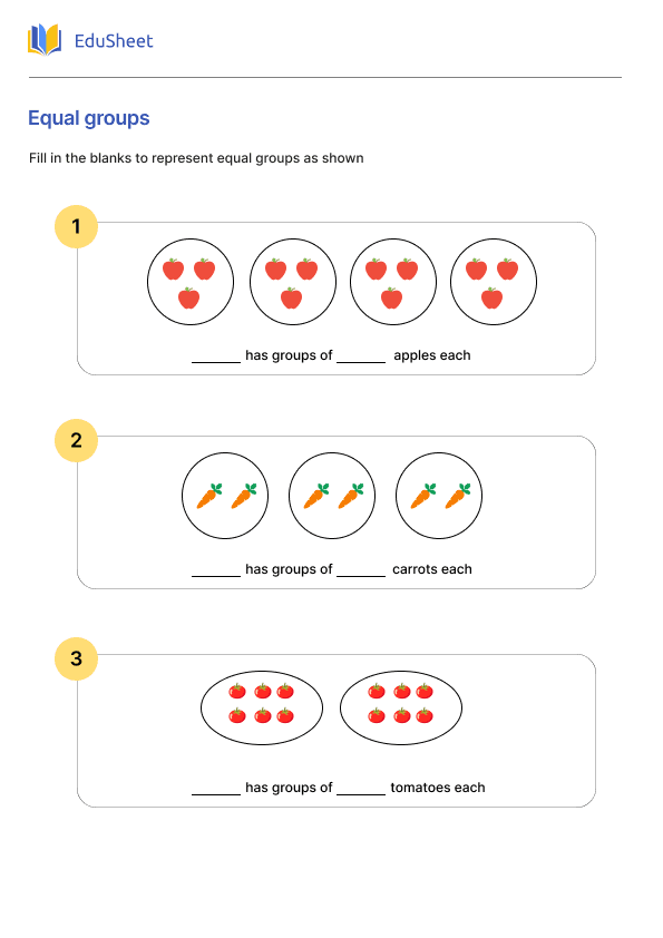 Equal groups