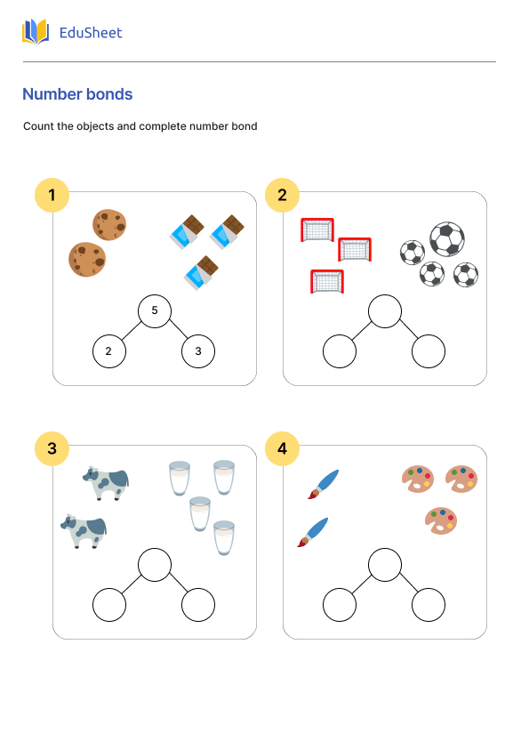 Number bonds 9