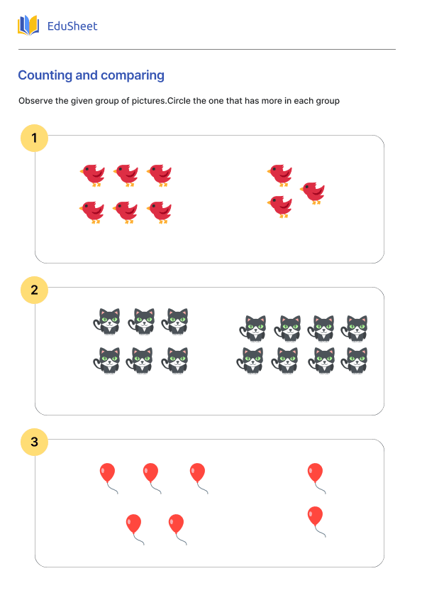 Counting and comparing