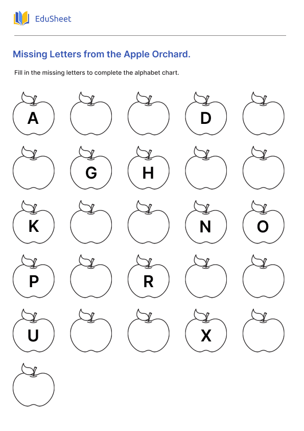 Missing Letters from the Apple Orchard