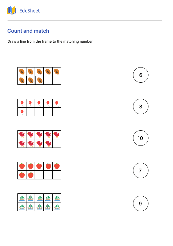 Count and match