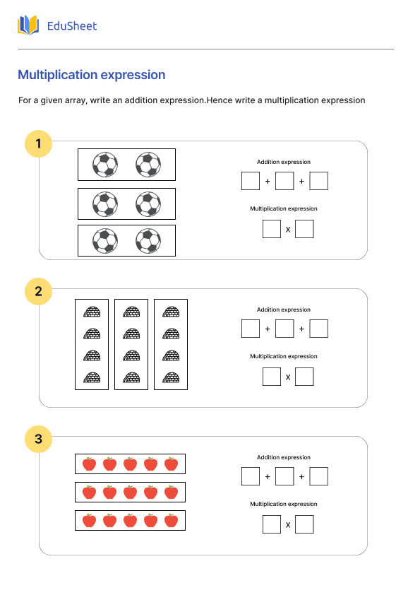 Multiplication expression Part 1