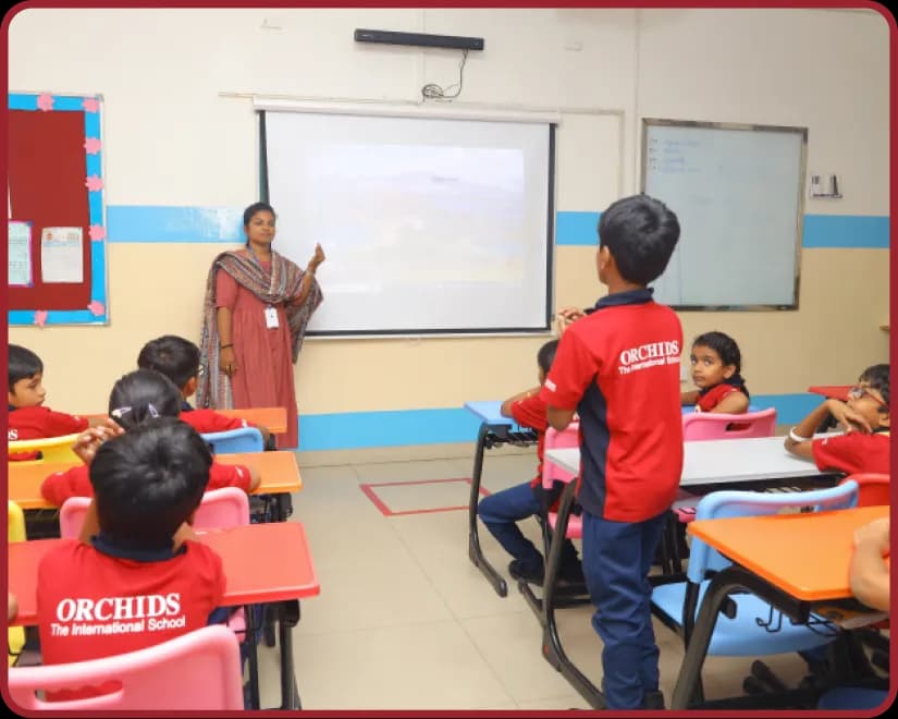 Your smart classroom awaits Smart Classrooms at Orchids, The International School, Velachery