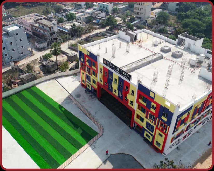 A green campus for Kapra. Lush Campus at Orchids, The International School, Kapra