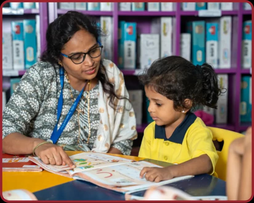 Our library is a quiet space Library facility at Orchids, The International School, Jubilee Hills