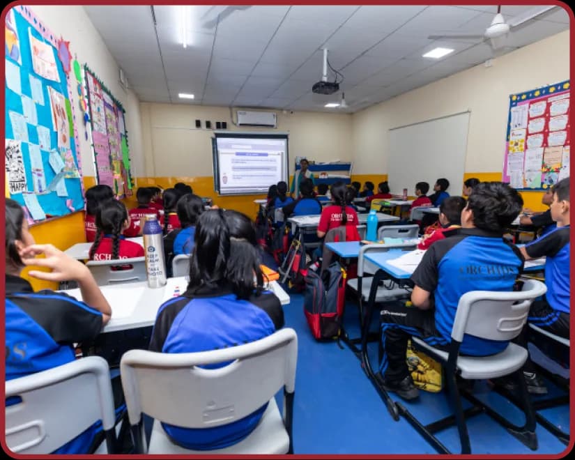 Your smart classroom awaits Smart Classrooms at Orchids, The International School, Undri