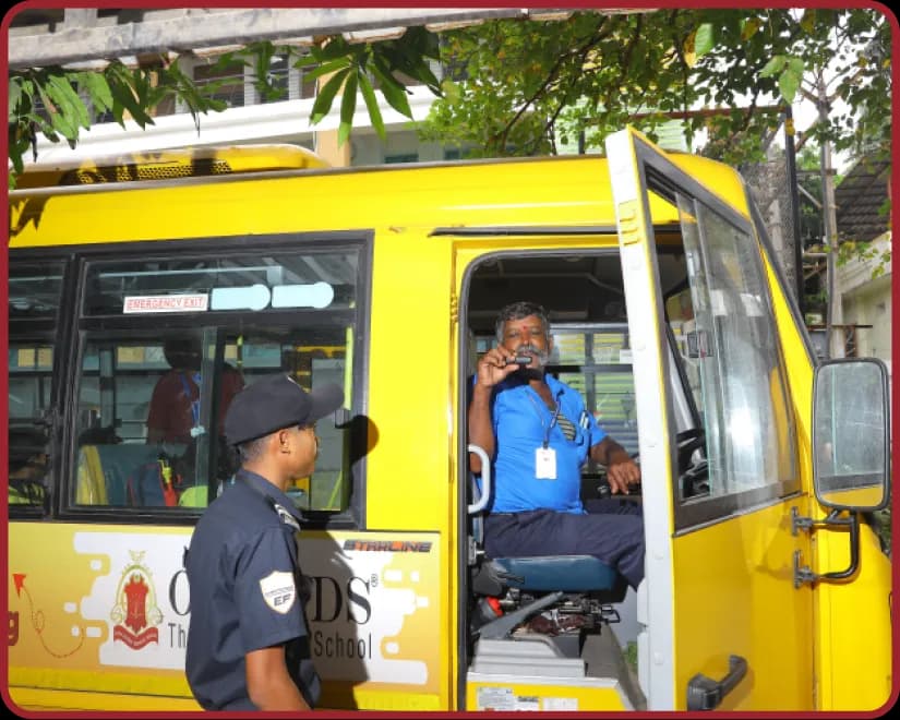 Velachery's safe campus and transport Safe Campus & Transportation facility at Orchids, The International School, Velachery