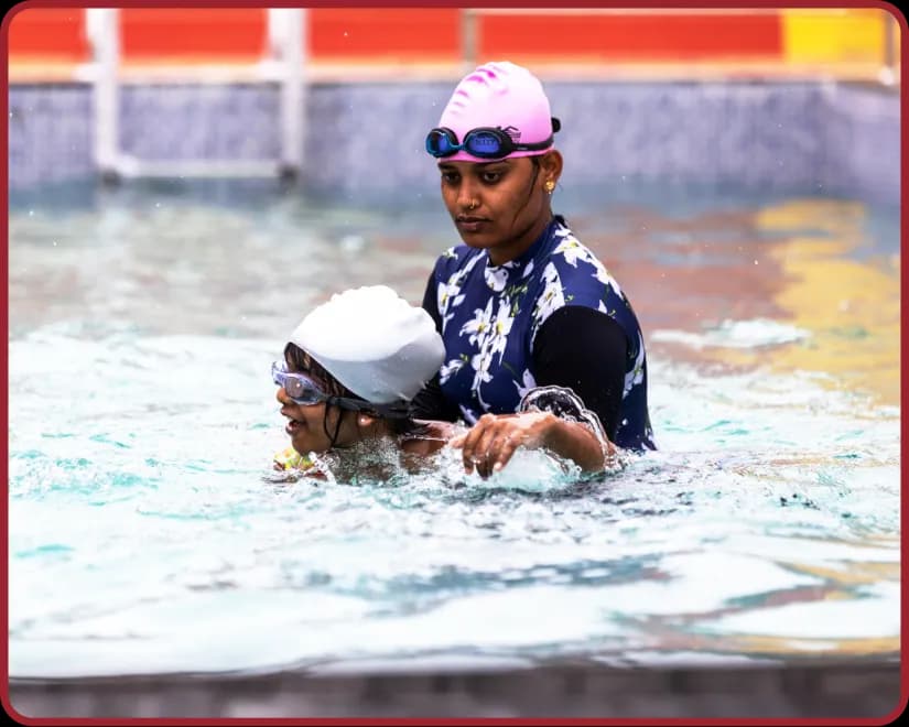 Expert swimming lessons Swimming pool at Orchids, The International School, Kapra