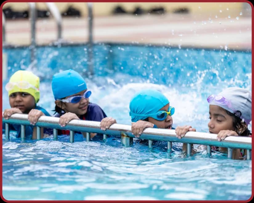 Master a life skill in our pool Swimming pool at Orchids, The International School, Kadugodi