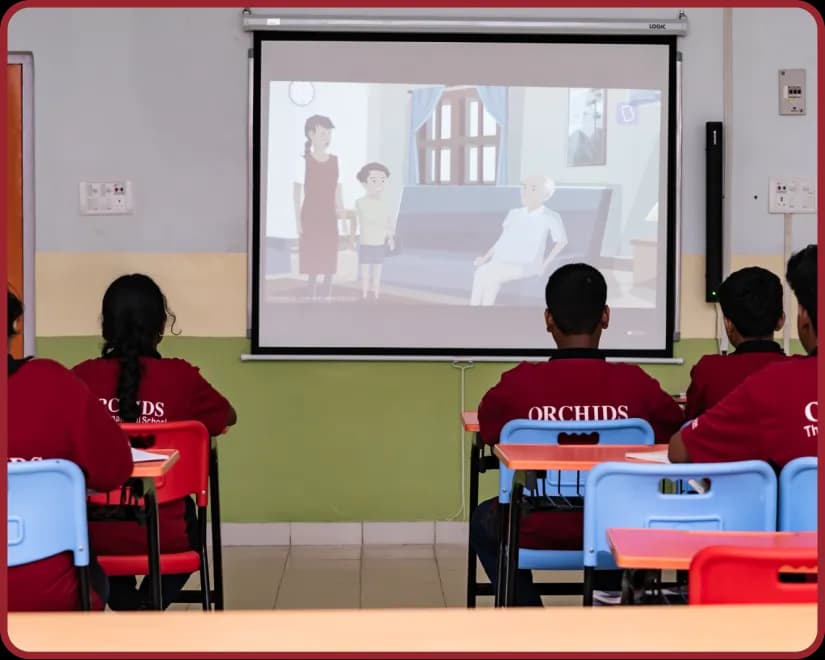 Discover our smart classrooms Smart Classrooms at Orchids, The International School, Kapra