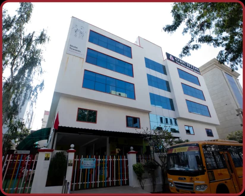 Jubilee Hills's lush, green campus. Lush Campus at Orchids, The International School, Jubilee Hills