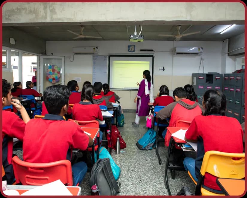 A smart classroom for your future Smart Classrooms at Orchids, The International School, Sahakar Nagar