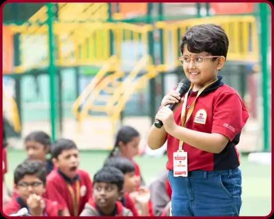 Public speaking at Orchids the international school, ensuring kids communicate and articulate. Public speaking at Orchids the international school, ensuring kids communicate and articulate.